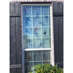 Halloween Haunted House Decoration Window Door Cover Zombie Hands Indoor Outdoor